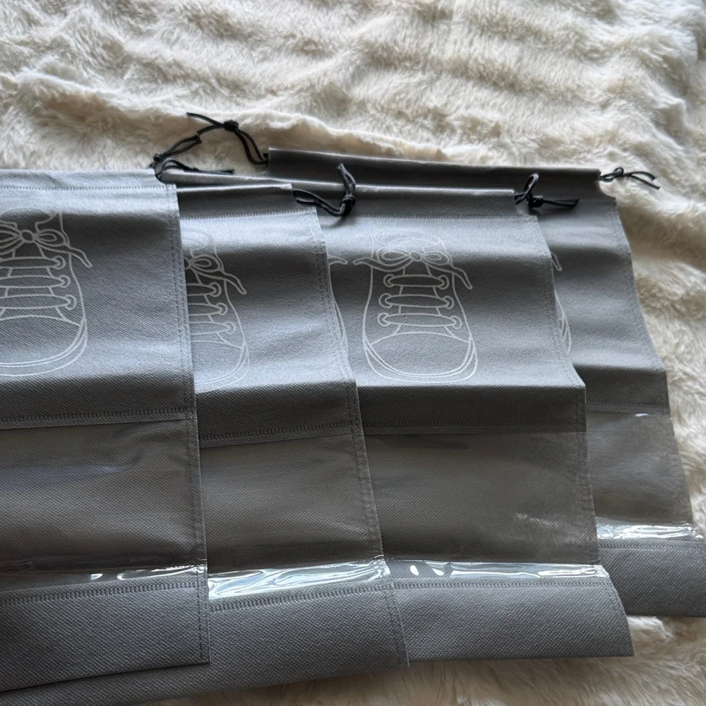Gray Shoe Storage Bag